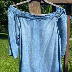Off the Shoulder denim Top S
